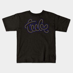 The Tube Neon Logo (TV Show) Kids T-Shirt